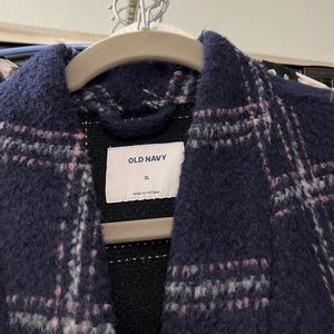 Winter weight Fleece Long Blazer/Coat